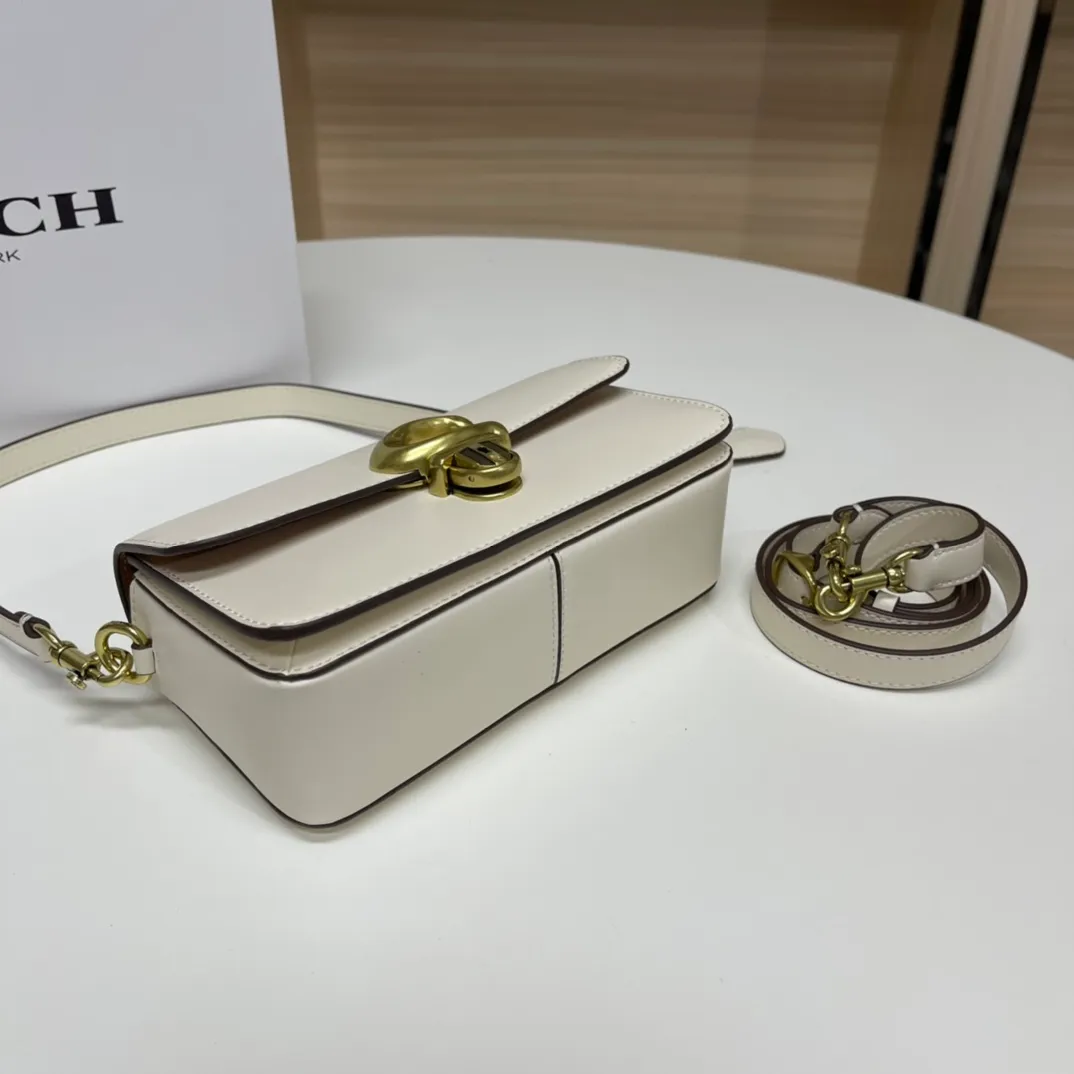 Top original order, batch 480💰Coach new Coach baguette bag, leather crossbody bag [Rose][Rose] model CE331 women's bag STUDIO BAGUETTE, size: 20*10*7[Fireworks][Fireworks][Fireworks]