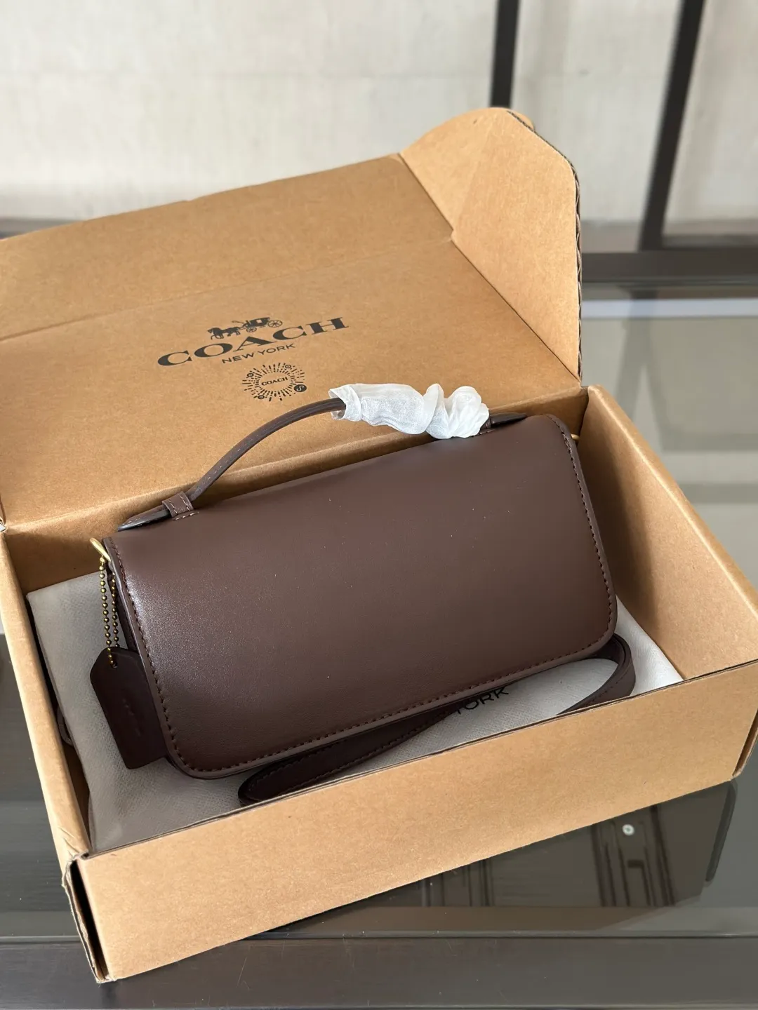 All Categories Official Website "Brand Women's Bags" Women's Bags 💙 COACH 2026 New COACHElora Handheld Underarm Bag