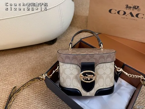 All Categories Official Website "Brand Women's Bags" Women's Bags 💙 COACH 2026 New COACH Presbyopia Box Bag