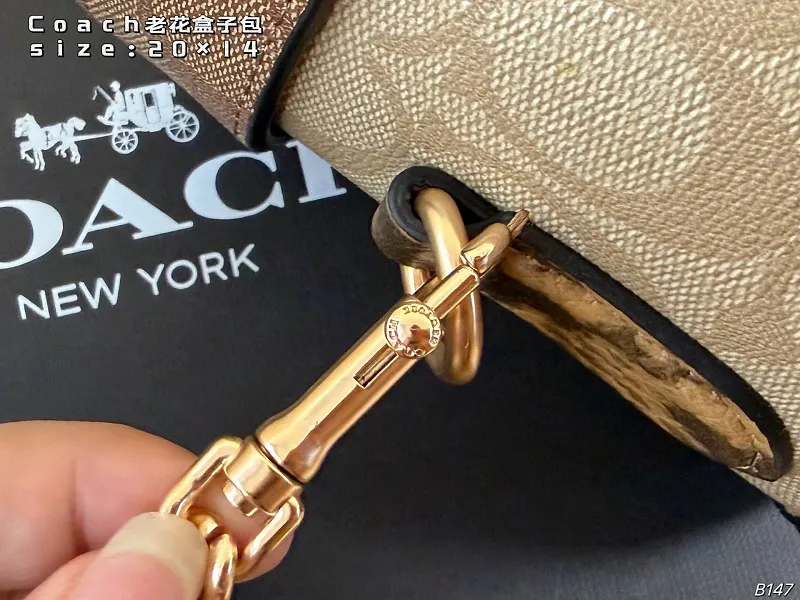 All Categories Official Website "Brand Women's Bags" Women's Bags 💙 COACH 2026 New COACH Presbyopia Box Bag