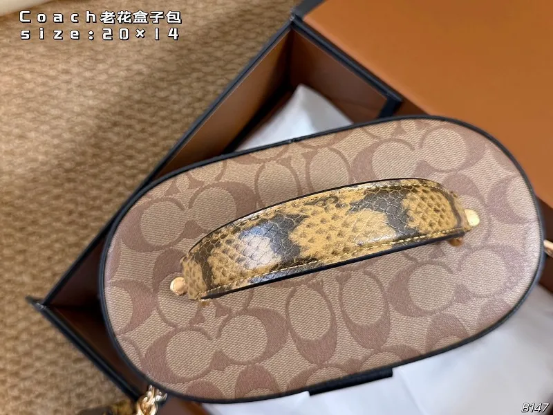 All Categories Official Website "Brand Women's Bags" Women's Bags 💙 COACH 2026 New COACH Presbyopia Box Bag