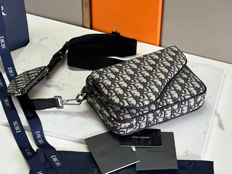 All categories 💚 Top version men’s bags 💚 DIOR 2025 official website new DIOR crossbody bag