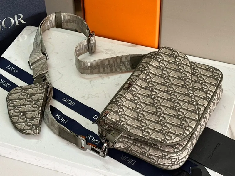 All categories 💚 Top version men’s bags 💚 DIOR 2025 official website new DIOR crossbody bag