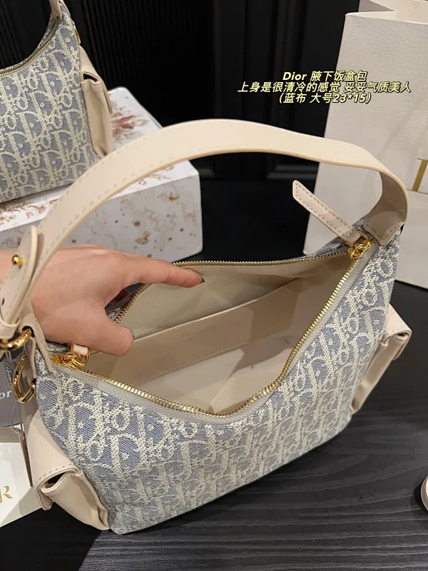 All categories Official website "Brand Women's Bags" Women's Bags 💙 DIOR 2025 new DIOR armpit bag