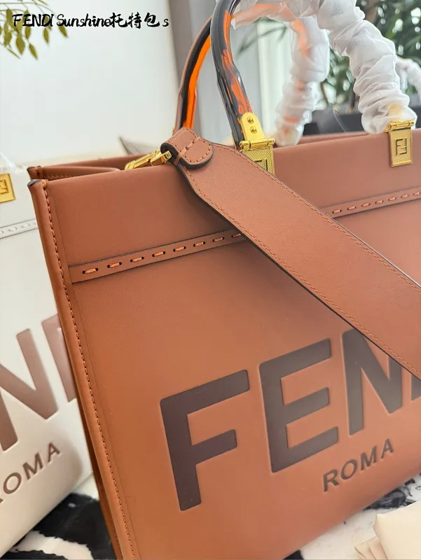 All Categories Official Website "Brand Women's Bags" Women's Bags 💙 FENDI 2025 New FENDI Sunshine Medium Tote Bag