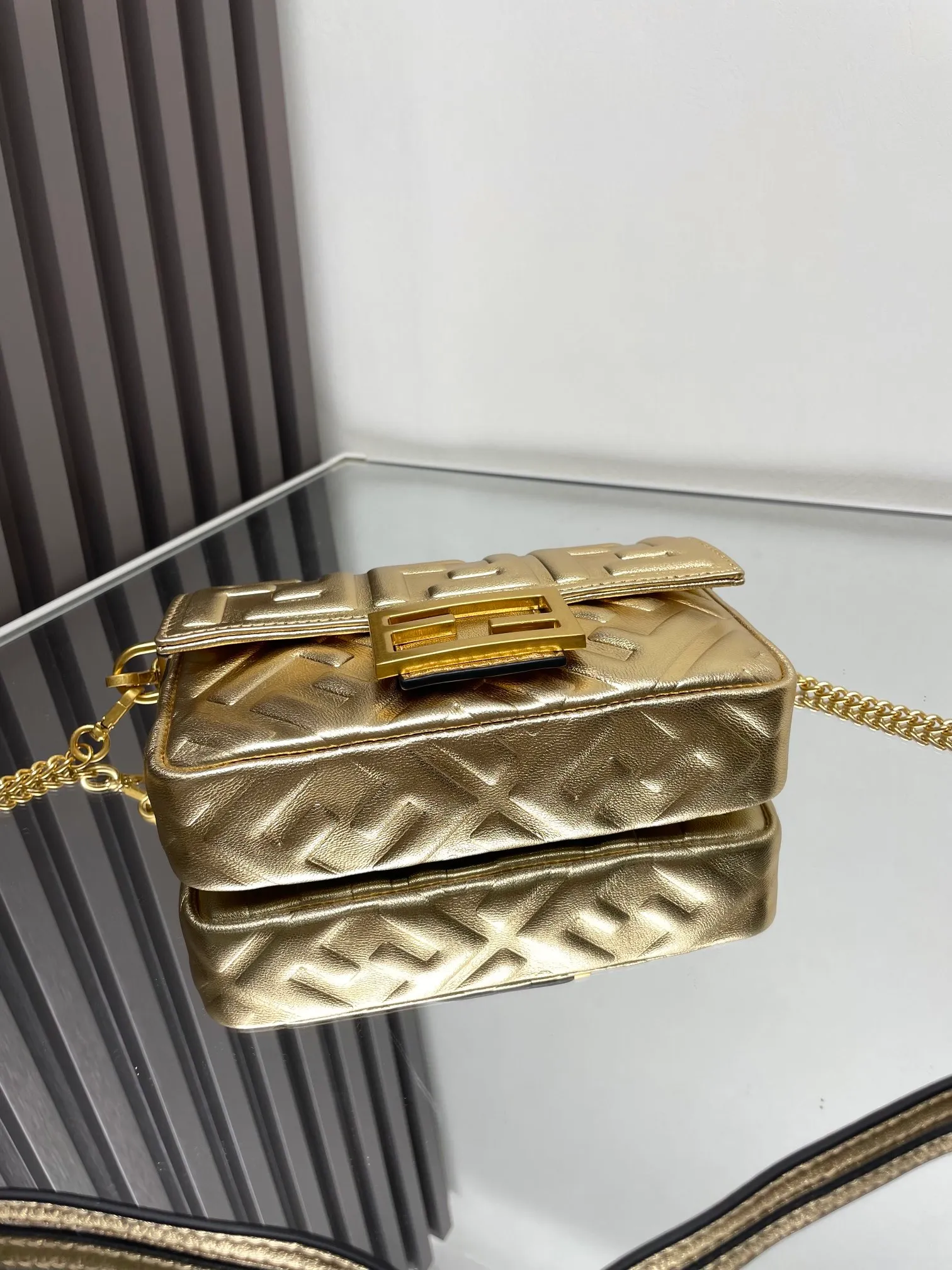 All Categories Fendi Women's Bags (Fendi) Fendi Original Order 52039 Gold and Silver