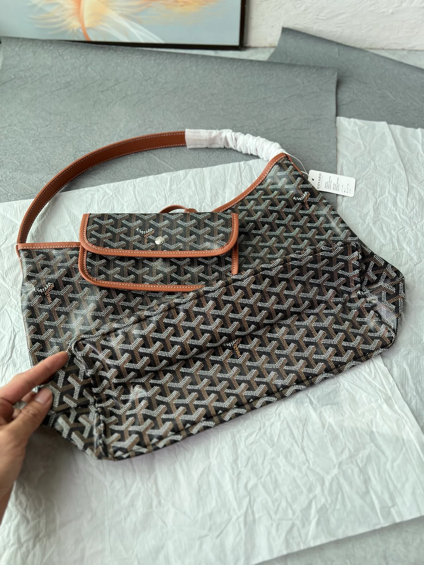 All Categories Official Website "Brand Women's Bags" Women's Bags 💙GOYARD 2026 New Goyard Wandering Bag Armpit Bag