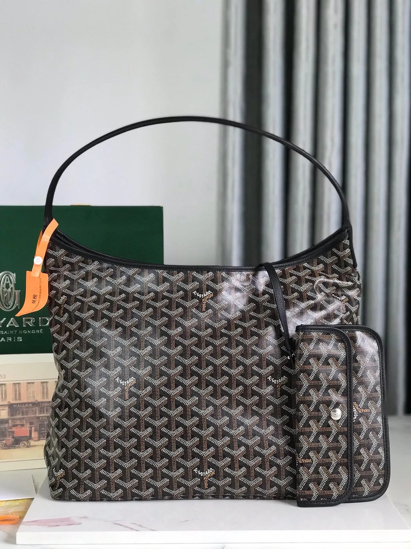 All Categories Official Website "Brand Women's Bags" Women's Bags 💙GOYARD 2025 New Goyard Hobo Bohème Hobo Bag Underarm Bag