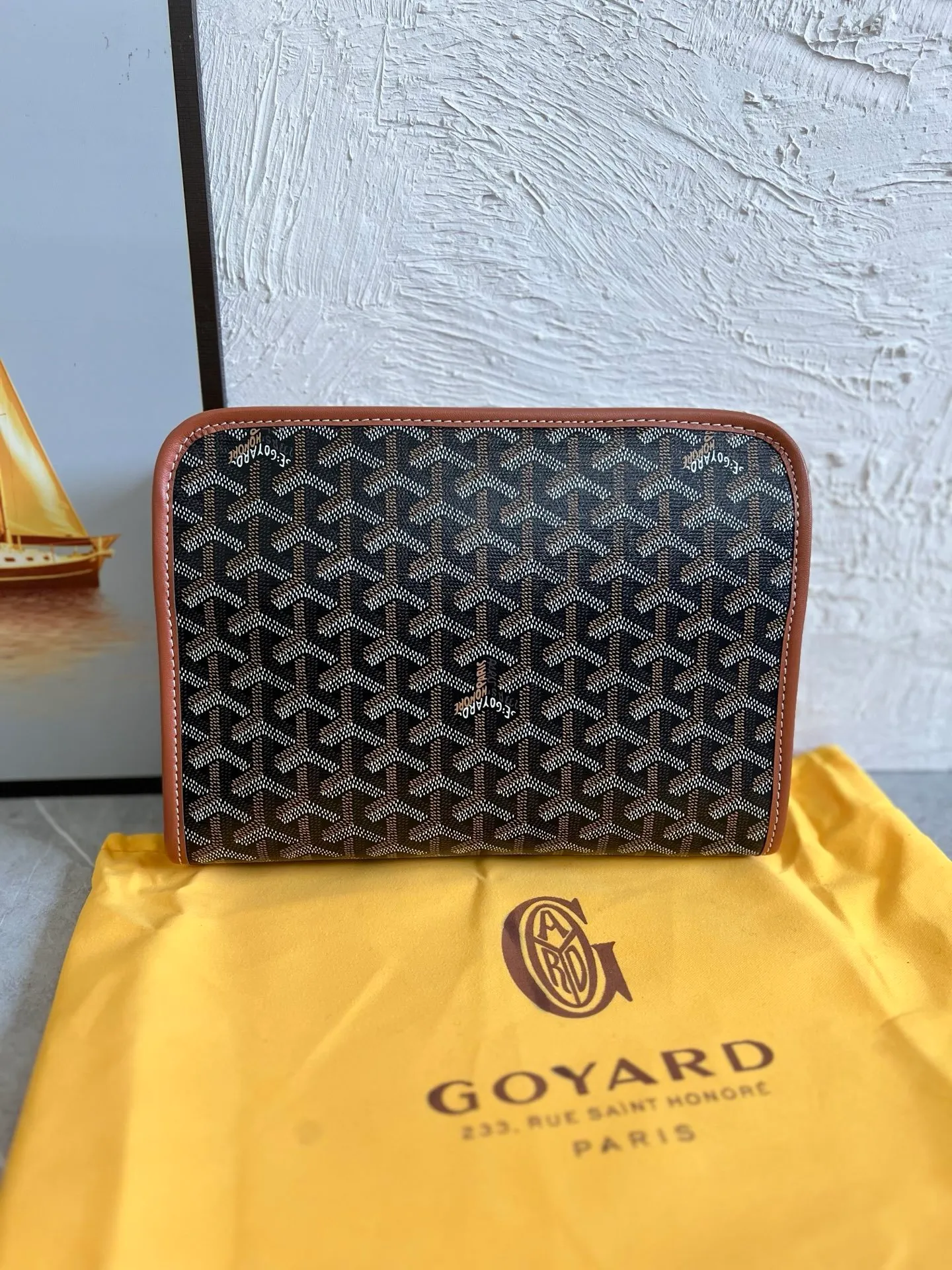 All categories Official website "Brand Women's Bags" Women's Bags 💙GOYARD 2025 new GOYARD toiletry bag