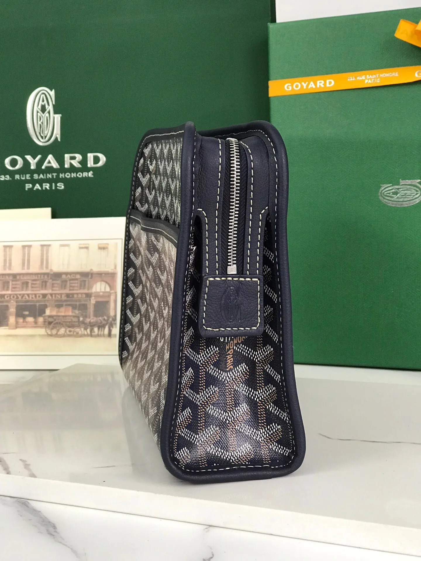 All Categories Official Website "Brand Women's Bags" Women's Bags 💙GOYARD 2025 New Goyard Jouvence Toiletries Bag