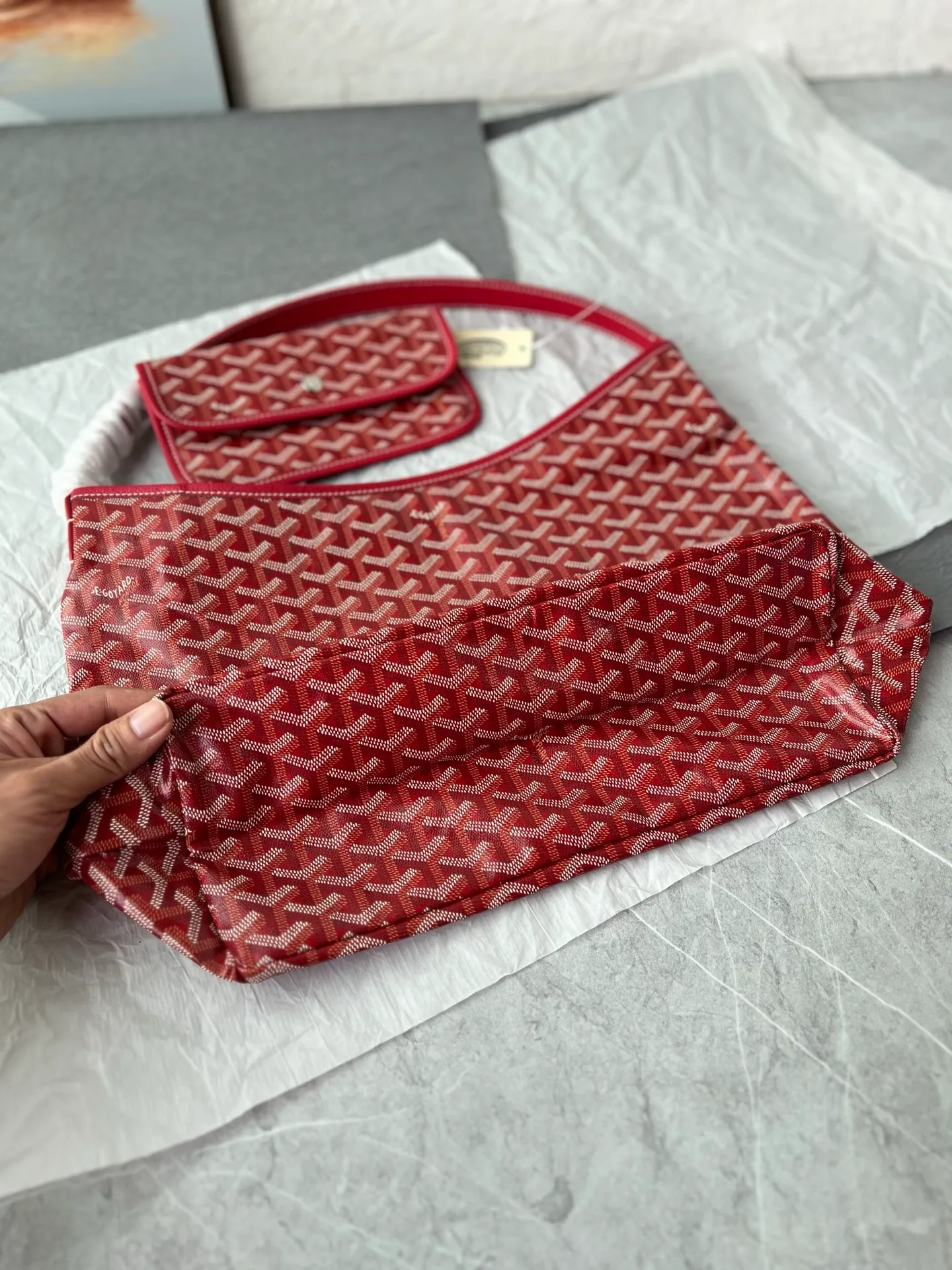 All Categories Official Website "Brand Women's Bags" Women's Bags 💙GOYARD 2026 New Goyard Wandering Bag Armpit Bag