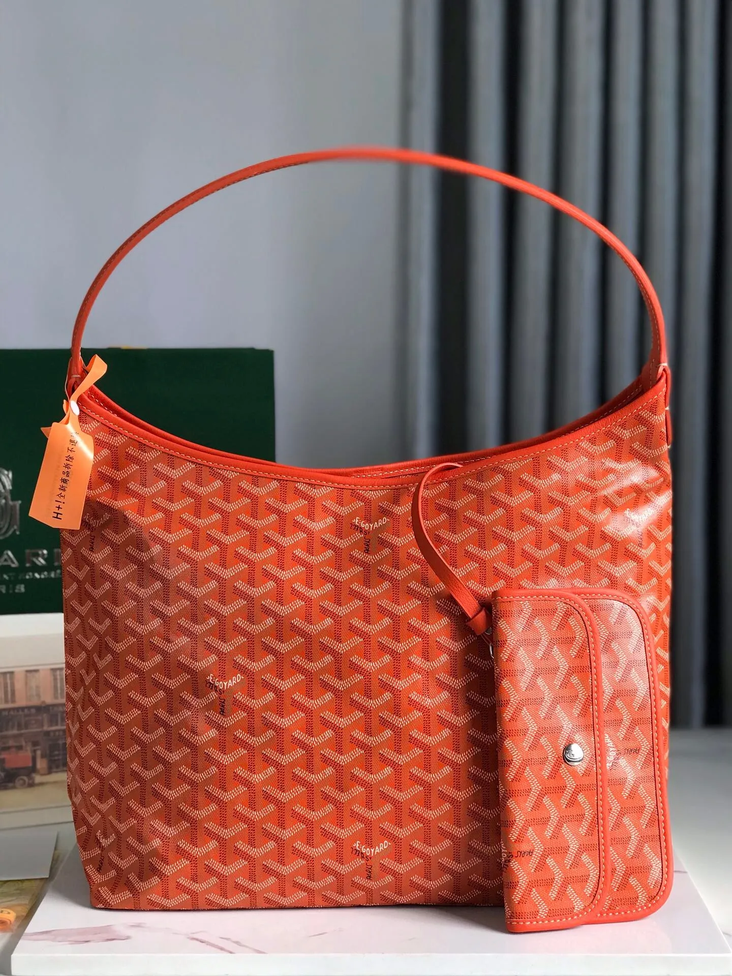 All Categories Official Website "Brand Women's Bags" Women's Bags 💙GOYARD 2025 New Goyard Hobo Bohème Hobo Bag Underarm Bag