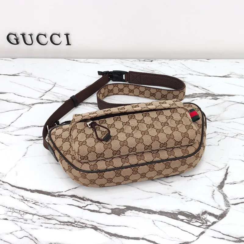 All categories 💚 Top version men’s bags 💚 GUCCI 2025 new GUCCI waist bag