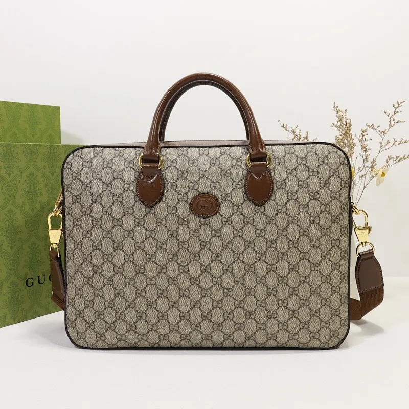 All categories 💚 Top version men’s bags 💚 GUCCI 2023 new GUCCI briefcase