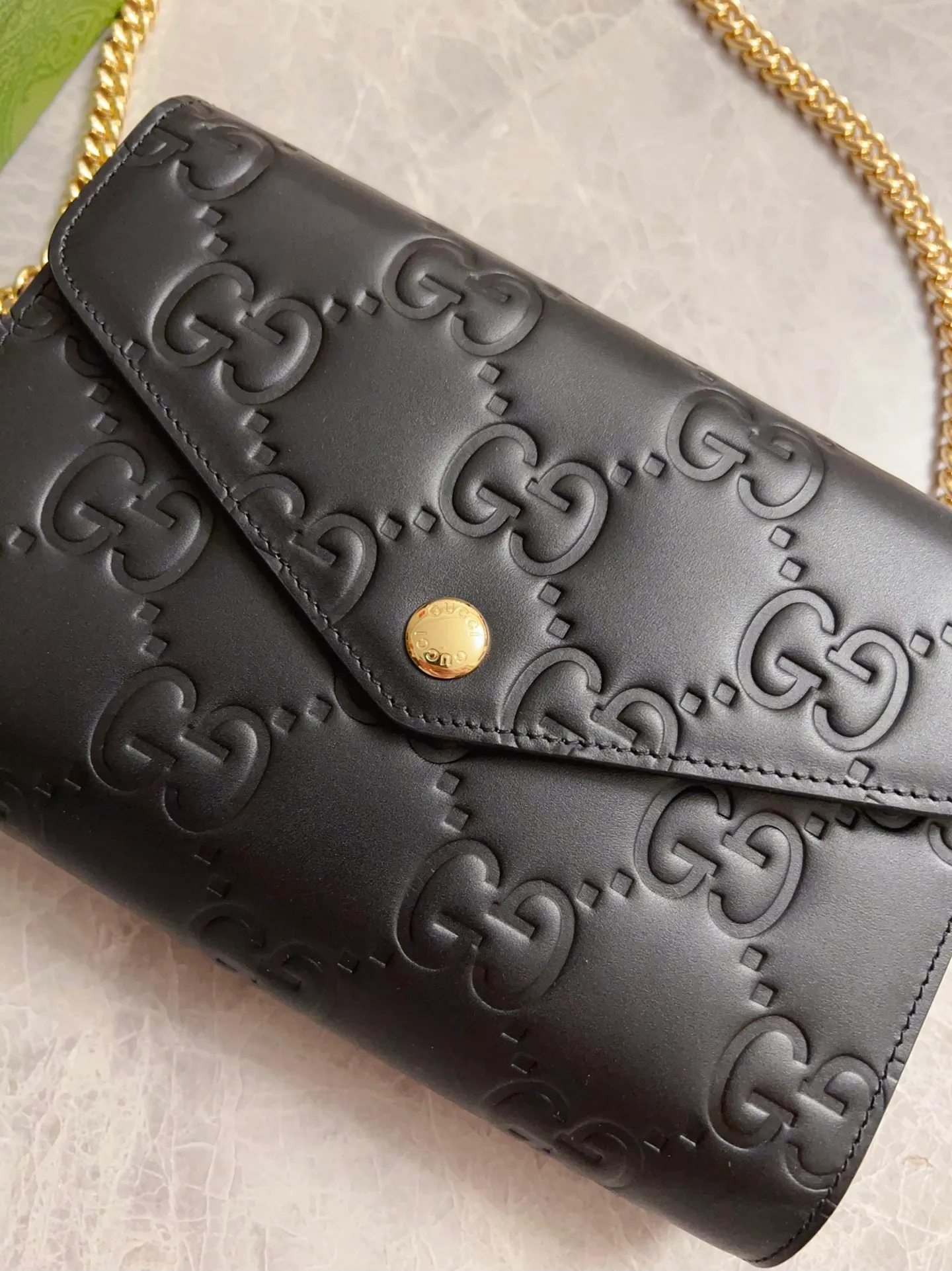 💰700🇭🇺🇭🇺gucci's latest chain bag, 🪅🪅counter quality, top-quality original goods, real photos! 🪅🪅Model number: 781555, gram color embossed, size: width 20X height 13X side width 6