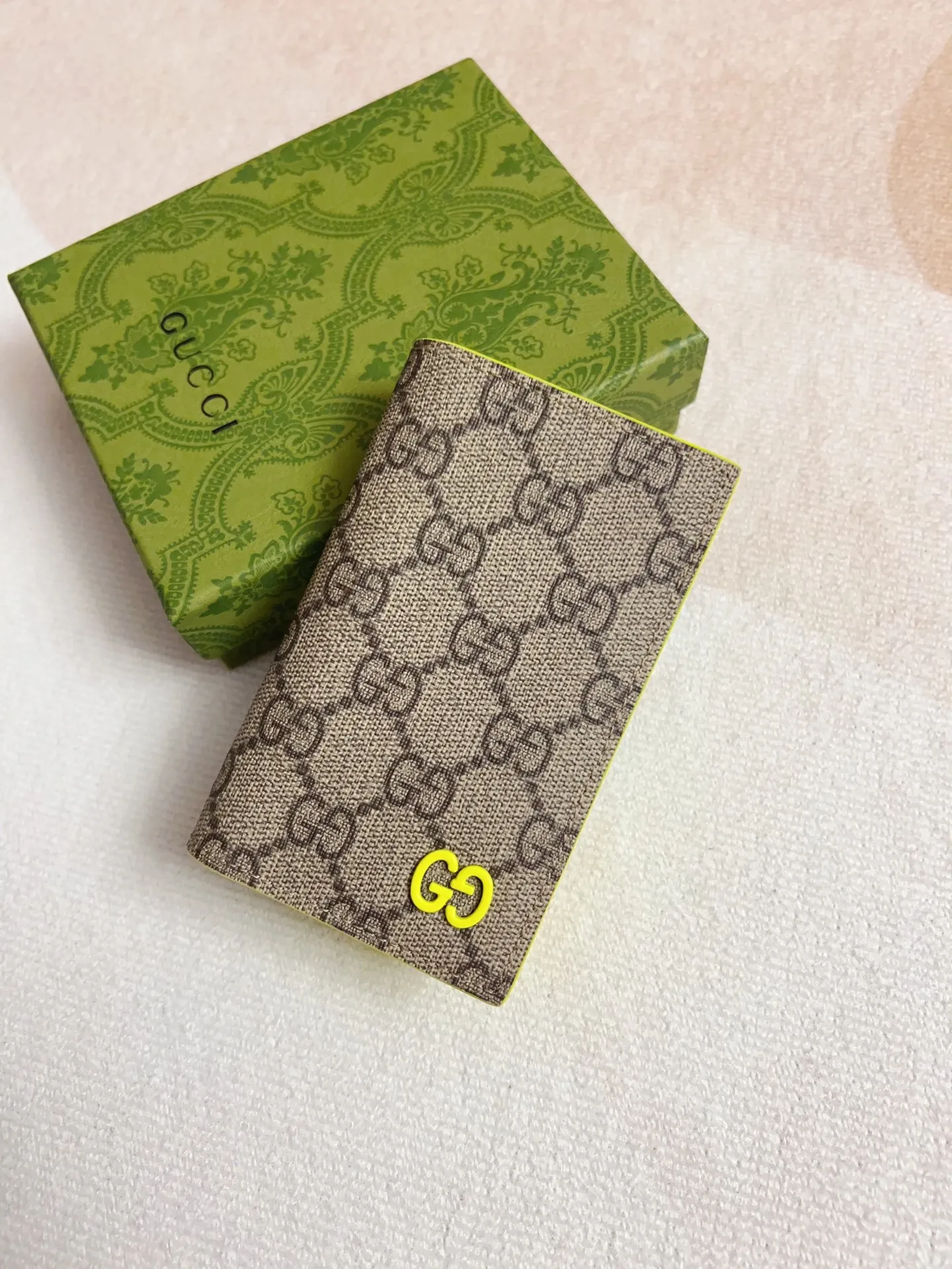 💰310 Counter quality, top-quality original goods, real photos! 768249 Brown Glue/Fluorescent Green Shipping ~ Dimensions: Width 7.5x Height 12,