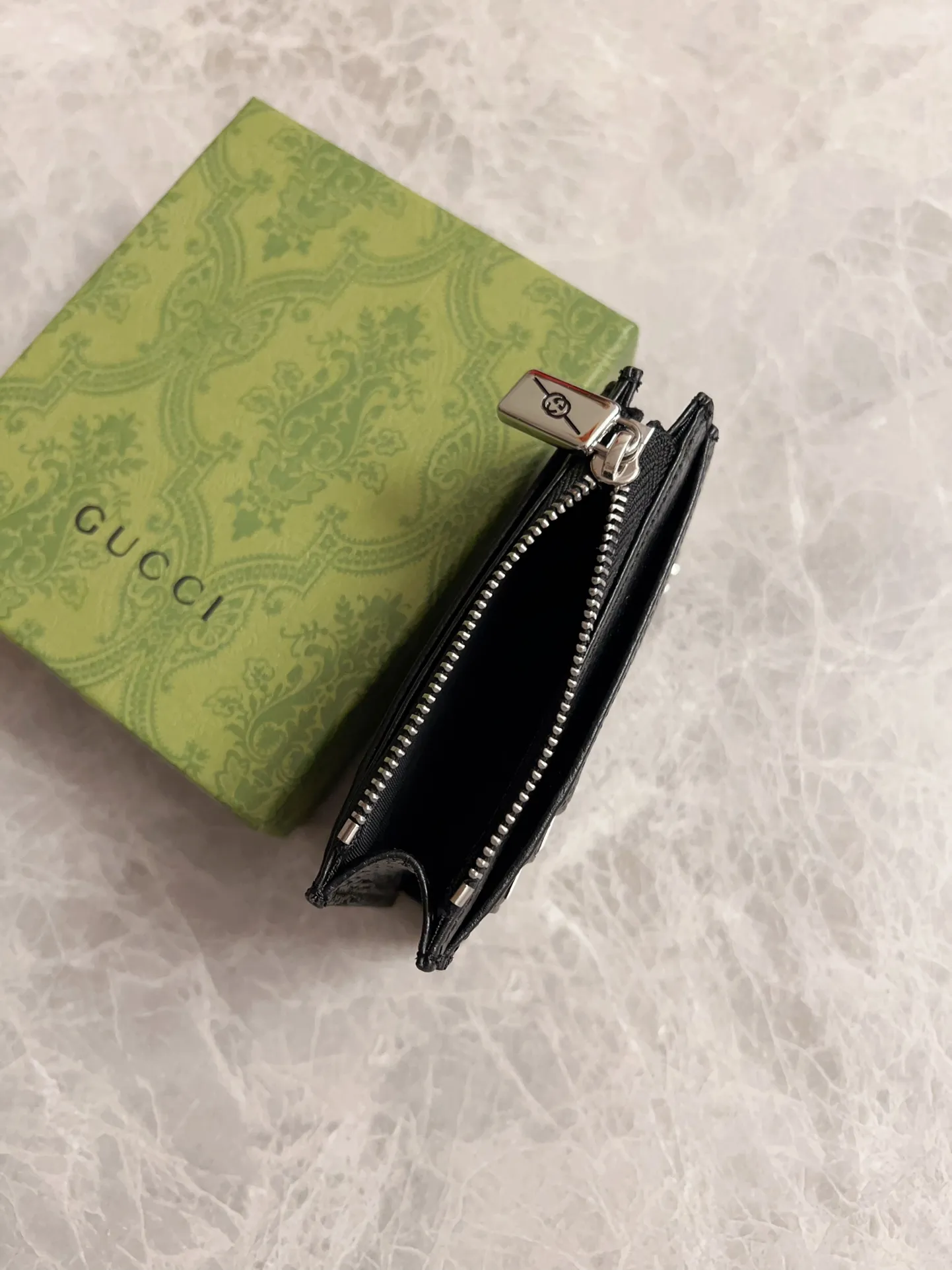 💰350🇭🇺🇭🇺Counter quality, top-quality original goods, real photos! 🧬🧬Model number: 771158 Black leather🧬🧬Size: 12x8cm