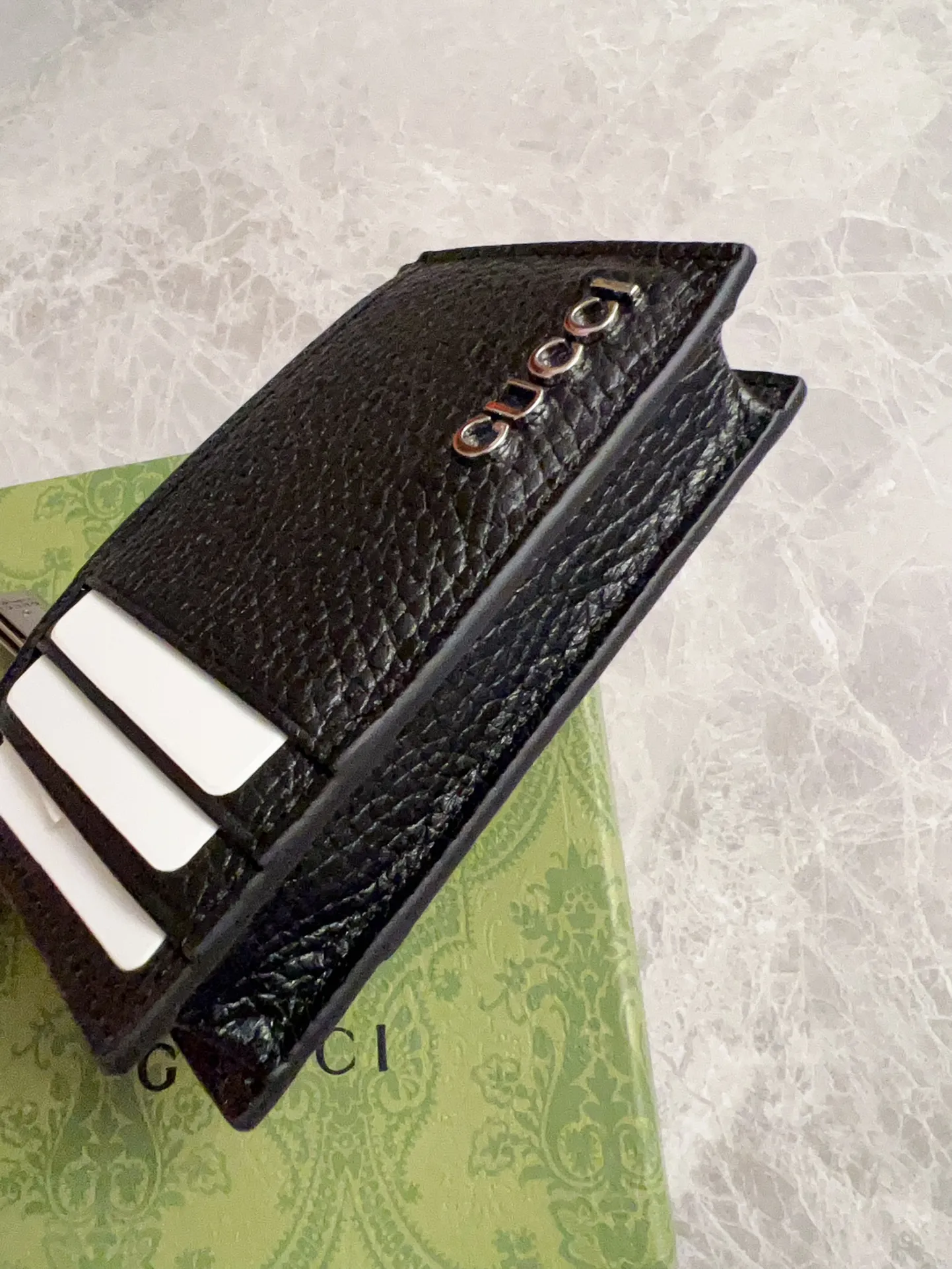 💰350🇭🇺🇭🇺Counter quality, top-quality original goods, real photos! 🧬🧬Model number: 771158 Black leather🧬🧬Size: 12x8cm