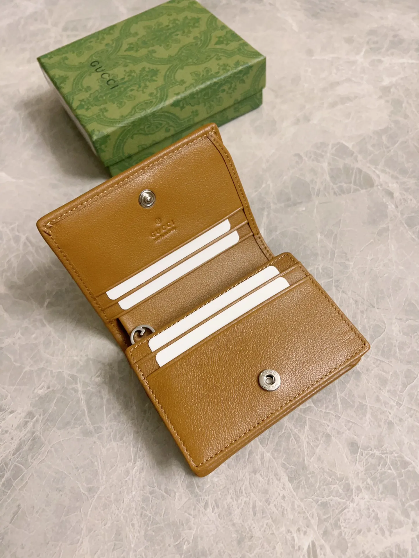 💰410 🇭🇺🇭🇺Gucci Blondie series card holder wallet Model: 760317 Size: 11x8.5x3cm (thick) Color: white, black, gray, brown, pink, green/original leather. Made in Italy