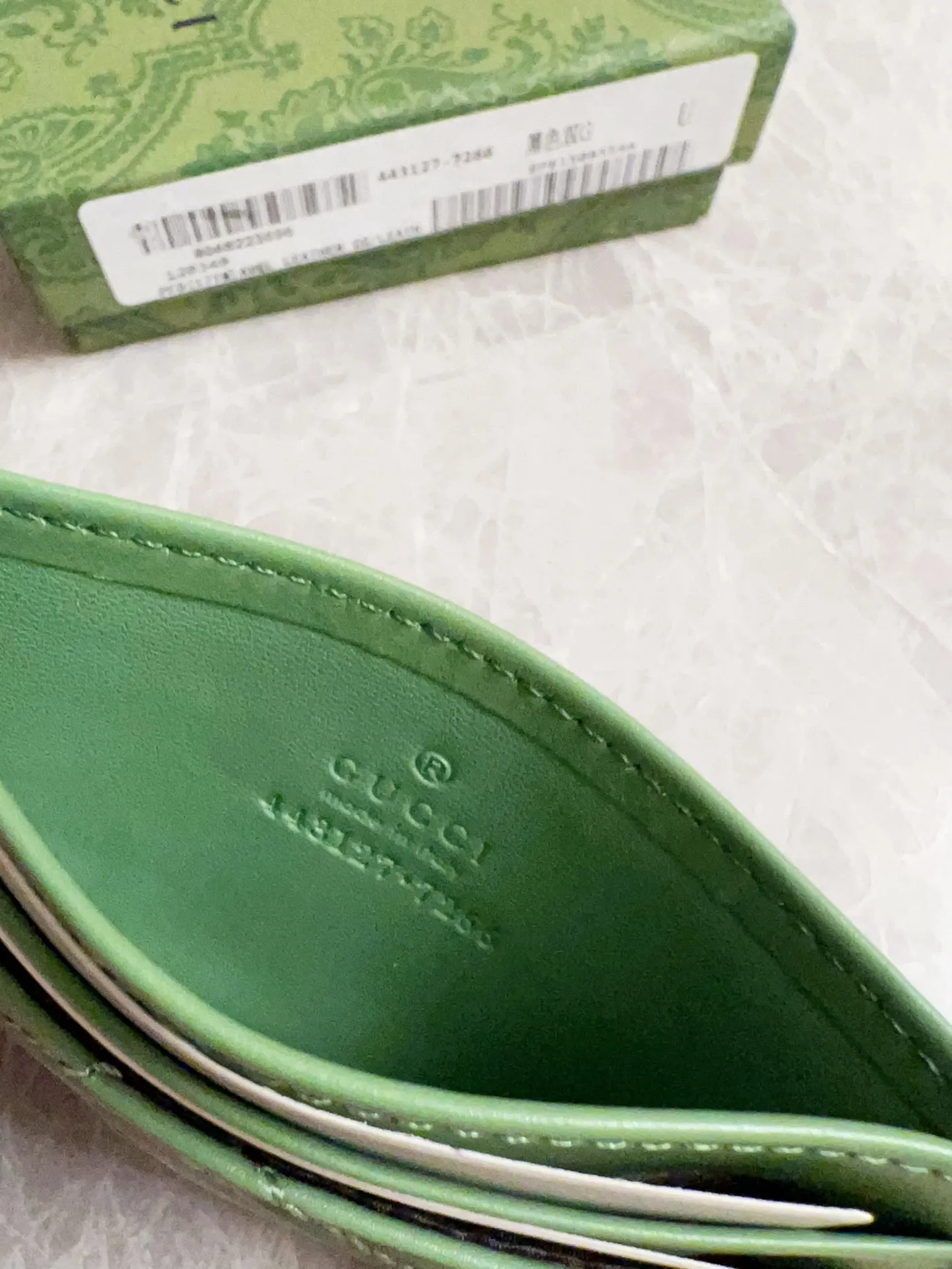 💰220 🇮🇹🇮🇹Gucci’s latest avocado green 🥑🥑～Counter quality, top-quality original goods, real photos! 🥑🥑Model: 443127, size: 10x7cm🥑🥑
