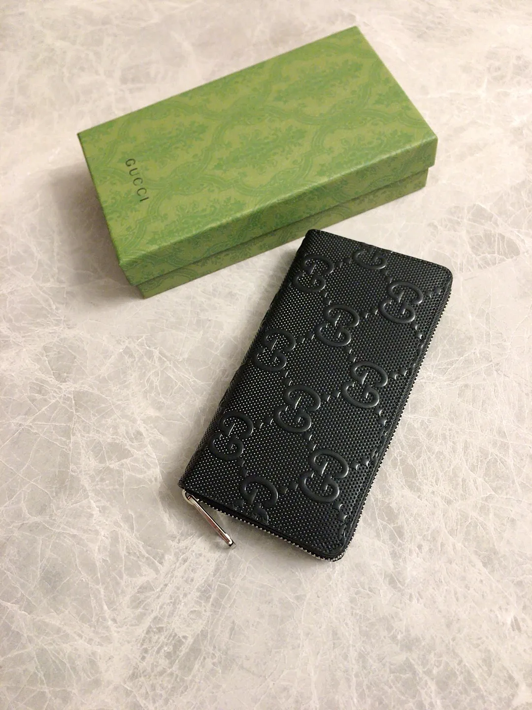 💰420 🇭🇺🇭🇺gucci~2020 early autumn new wallet🧼🧼GG original factory cowhide cleverly integrated into punching and brand logo double G embossing🧼🧼Highlights extraordinary design quality, simple and elegant, super large capacity, very practical🧼🧼Photo taken in person, model: 625558, color: Gram leather, size: 19.5×10×2.5cm