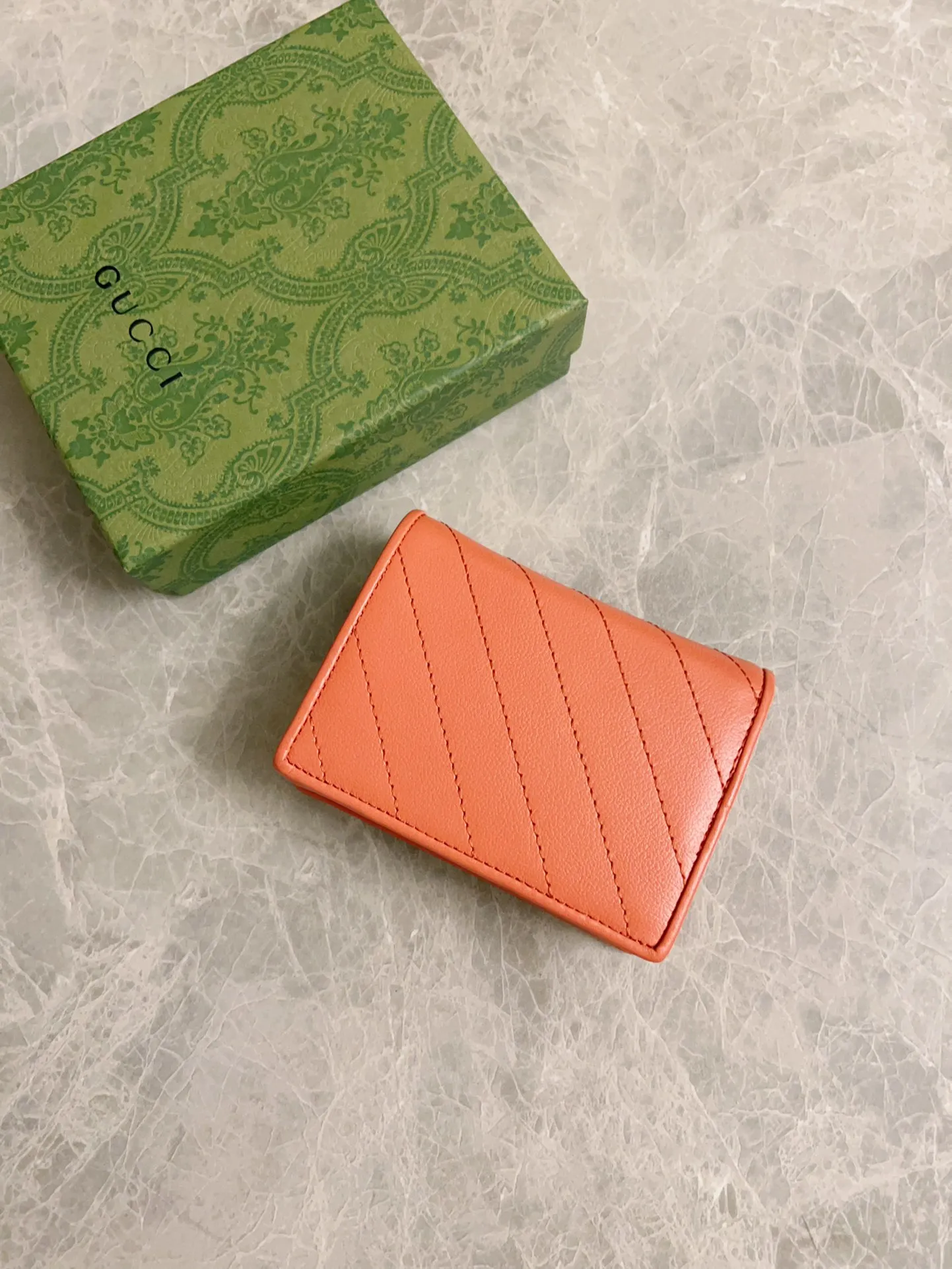 💰410 🇭🇺🇭🇺Gucci Blondie series card holder wallet Model: 760317 Size: 11x8.5x3cm (thick) Color: white, black, gray, brown, pink, green/original leather. Made in Italy