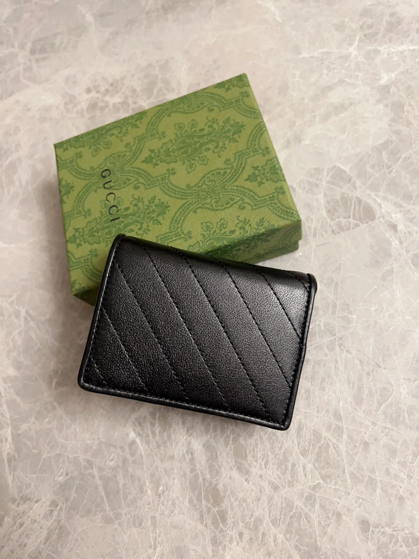 💰410 🇭🇺🇭🇺Gucci Blondie series card holder wallet Model: 760317 Size: 11x8.5x3cm (thick) Color: white, black, gray, brown, pink, green/original leather. Made in Italy