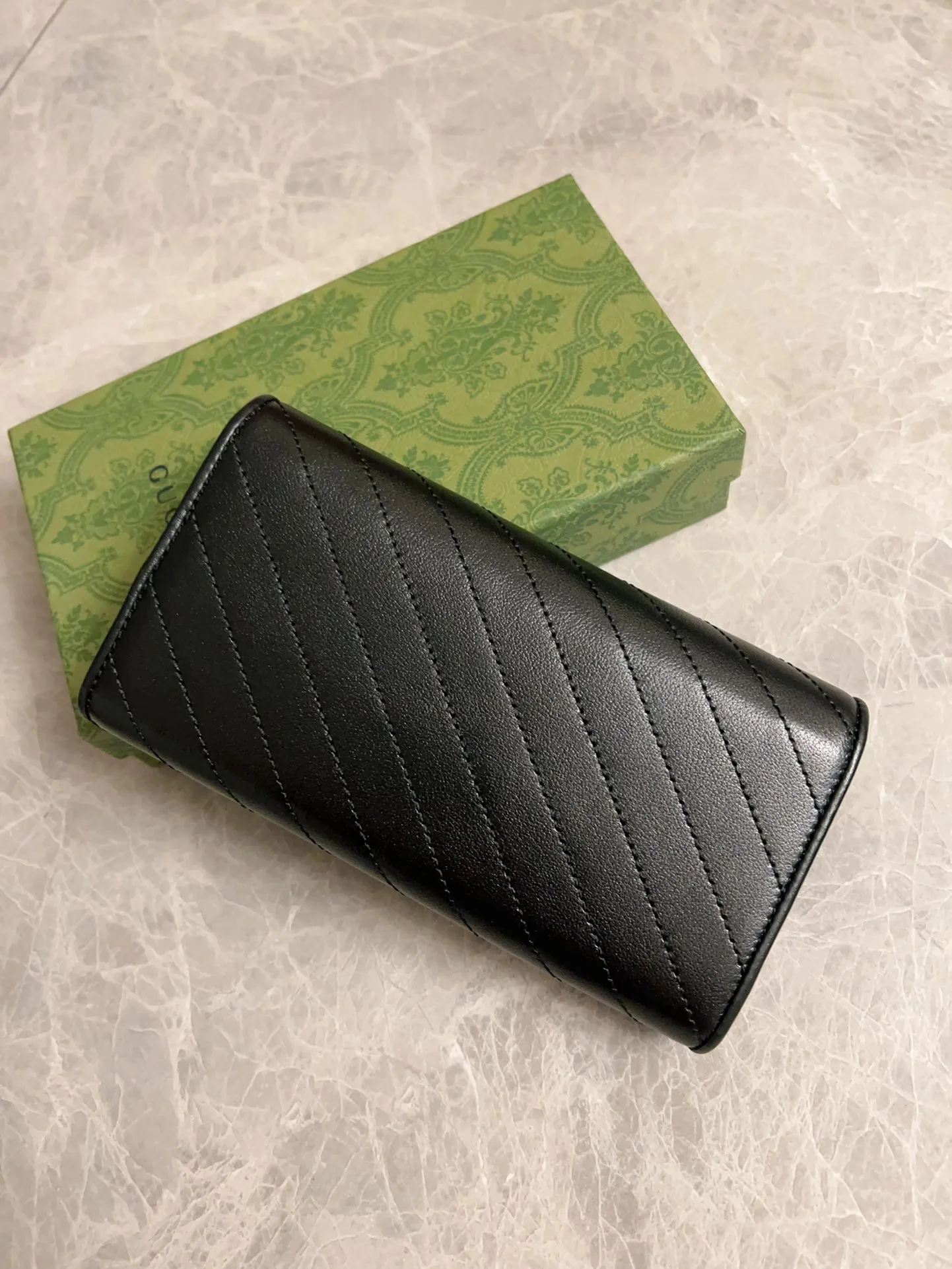 💰480🇭🇺🇭🇺Gucci Blondie series full zipper wallet Model: 760302 Size: 19.5x11x3cm (thick) Color: white, black, gray, brown, pink, green/original leather. Made in Italy