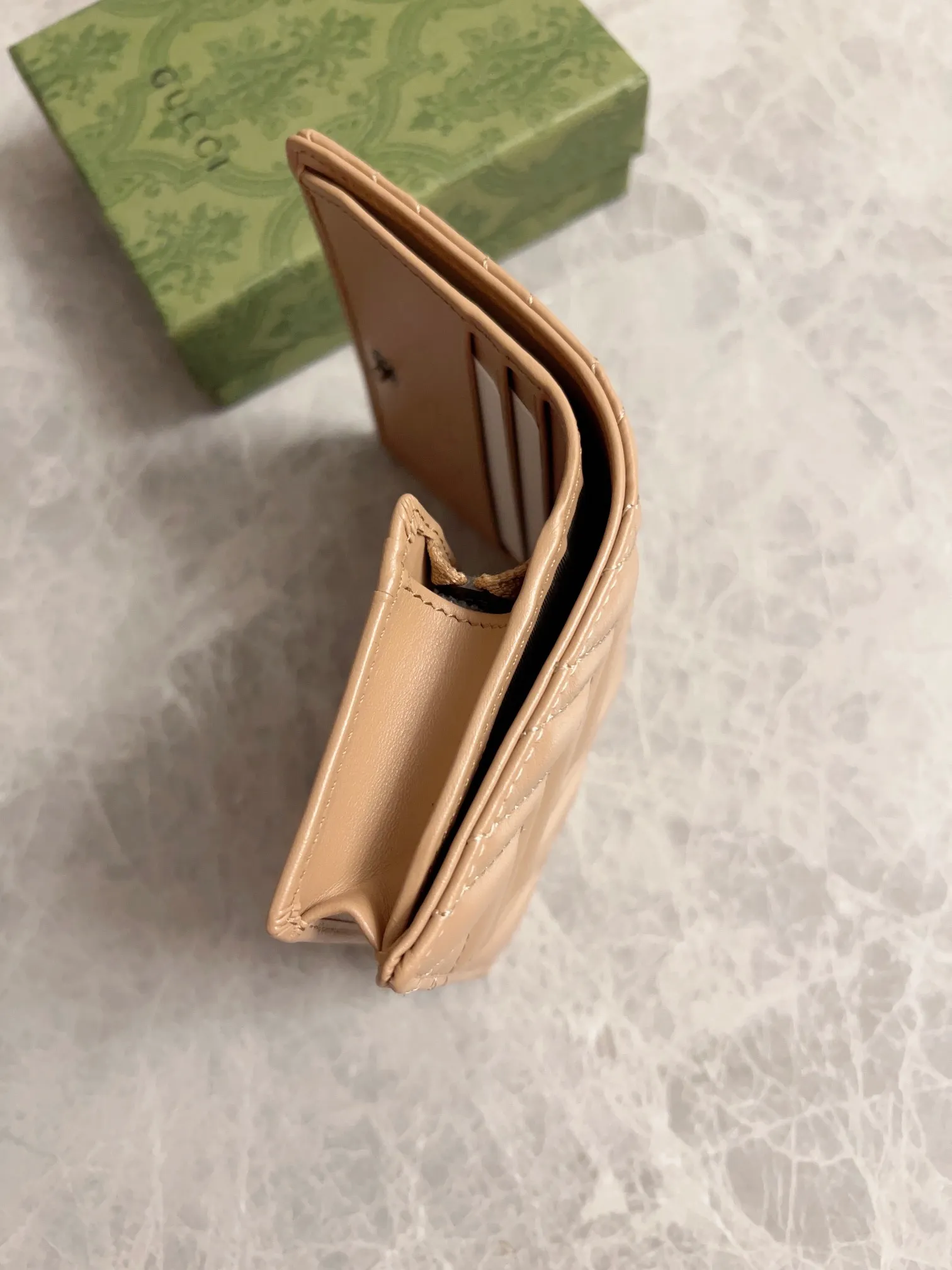 💰350 🇮🇹🇮🇹Original new product on the market! (card holder ~ wallet) counter quality, top-quality original goods, real photos! Style No. 466492 Rose Beige~🎈🎈🎈Dimensions: Width 11X Height 8X Side Width 3, 👏👏👏 Shipped