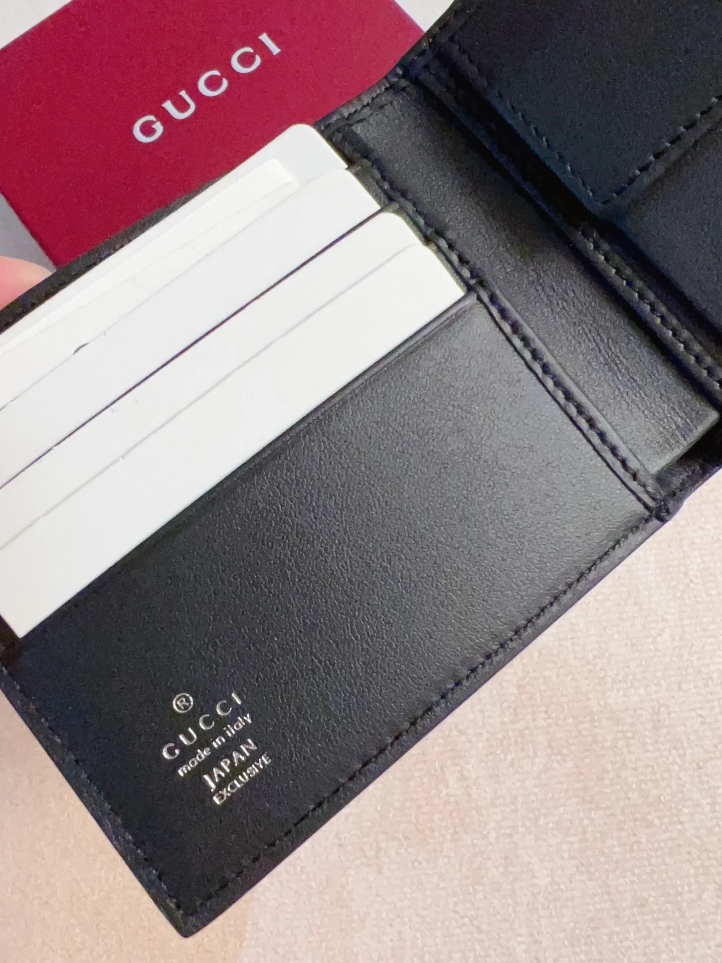 💰330🇭🇺🇭🇺New GG Emblem series super soft pink embossed/full leather wallet! 💋💋Model: 835002, size: 11x9cm