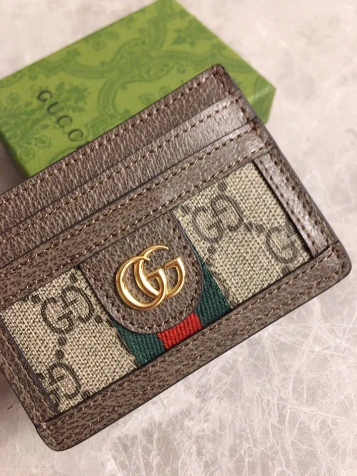 💰210 🇭🇺🇭🇺 The official website is synchronized with the new model! Ophidia series ~ small card holder 🏴 char holder 🏴 char holder 🏴 char holder 🏴 char holder using GG Supreme high-grade PVC fabric🏴‍awncharnbar 🏴awngatha