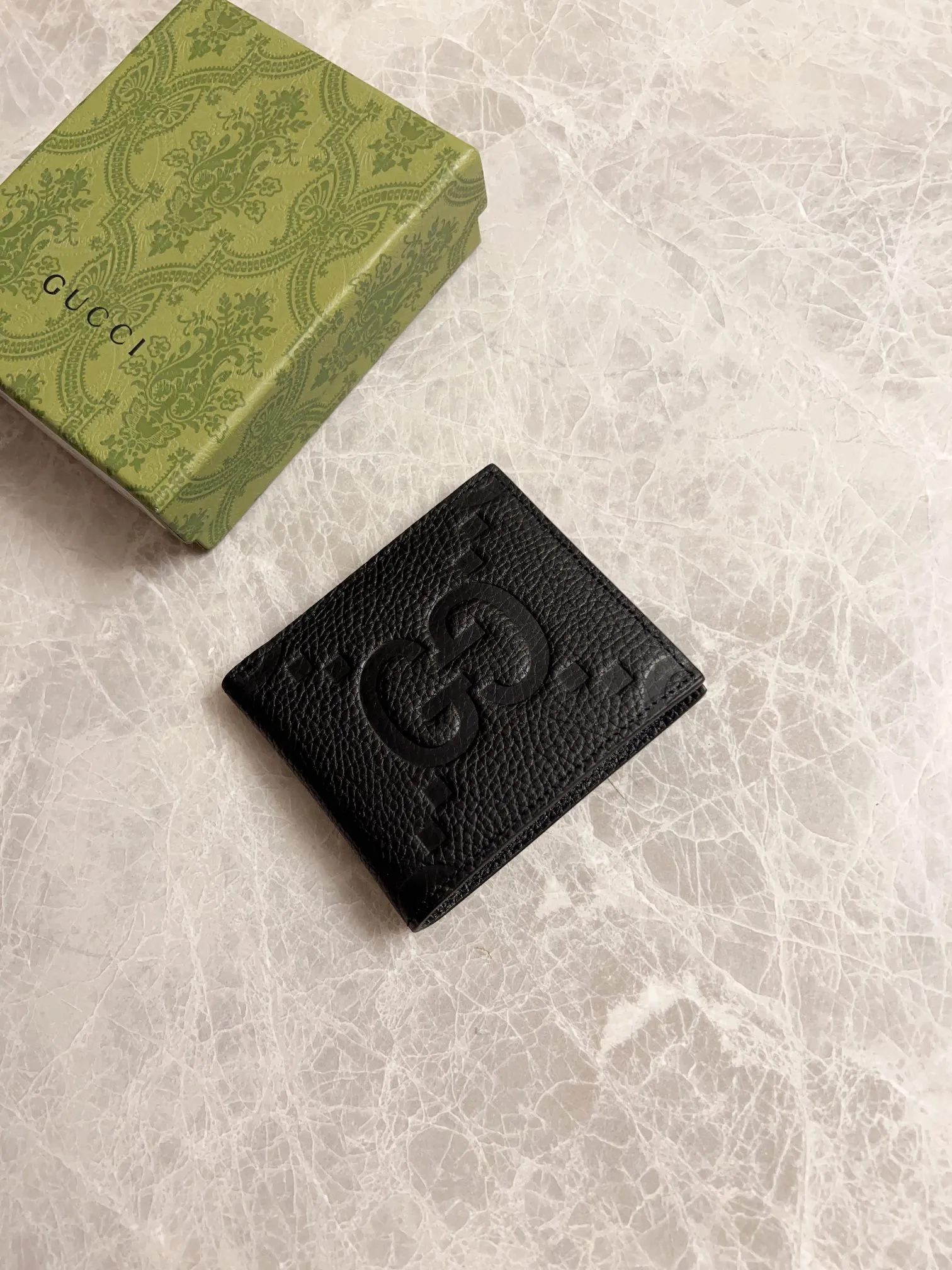 💰300 🇮🇹🇮🇹 New GG Ophidia👉New super double G series pressed G short clip original leather shipped! 🫥🫥Size: 11x9cm, Model: 739475