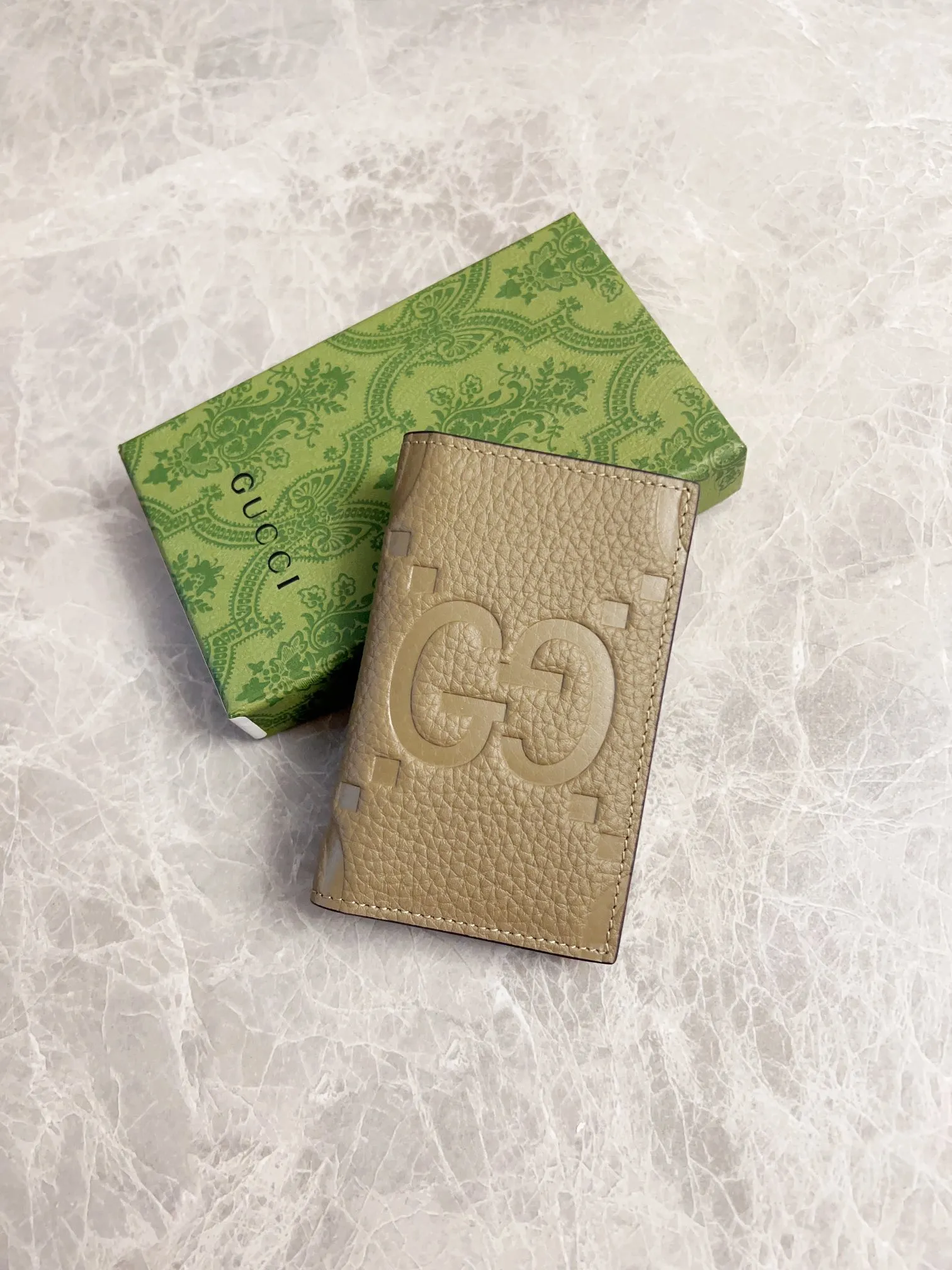 💰330 🇮🇹🇮🇹 New GG Ophidia👉New super double G series pressed G card holder, original leather shipped! 🫥🫥Size: 7.5x12cm, Model: 739478