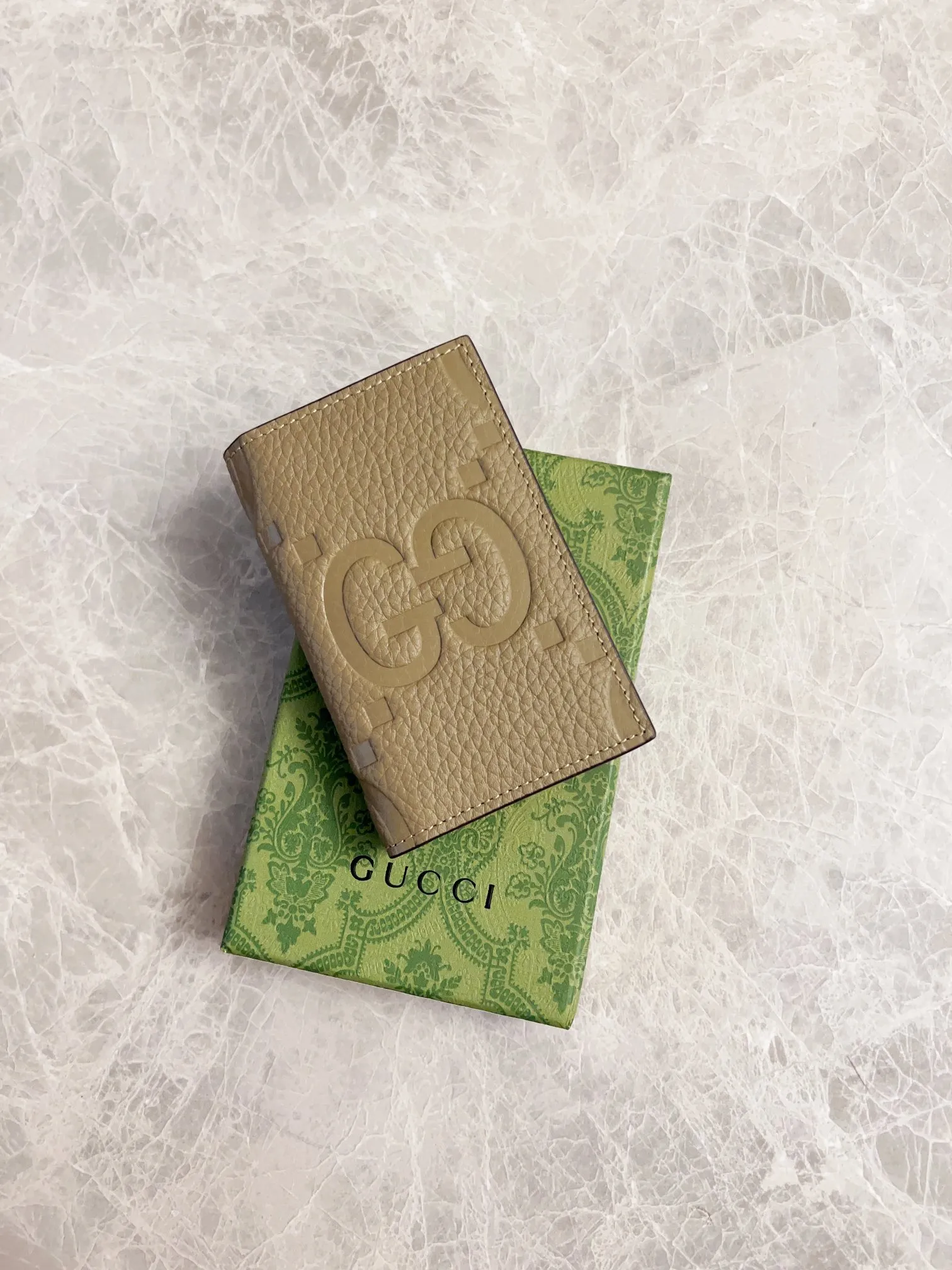 💰330 🇮🇹🇮🇹 New GG Ophidia👉New super double G series pressed G card holder, original leather shipped! 🫥🫥Size: 7.5x12cm, Model: 739478