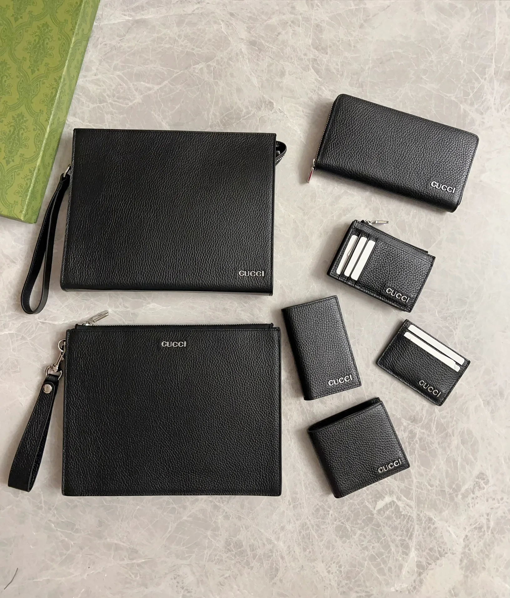 💰480 🇭🇺🇭🇺Counter quality, top-quality original goods, real photos! 🧬🧬Model number: 771154 Black leather🧬🧬Size: 19x10x3cm
