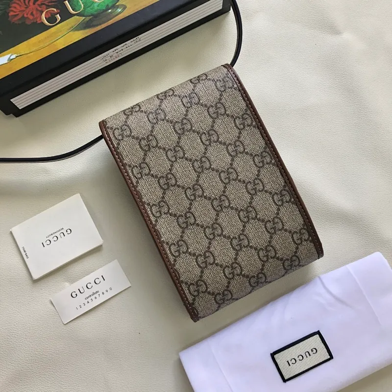 All categories Official website "Brand Women's Bags" Women's Bags 💙 GUCCI 2022 official new Gucci crossbody bag wholesale 58001100 Original order quality Size: 11.5-18-3.5 cm