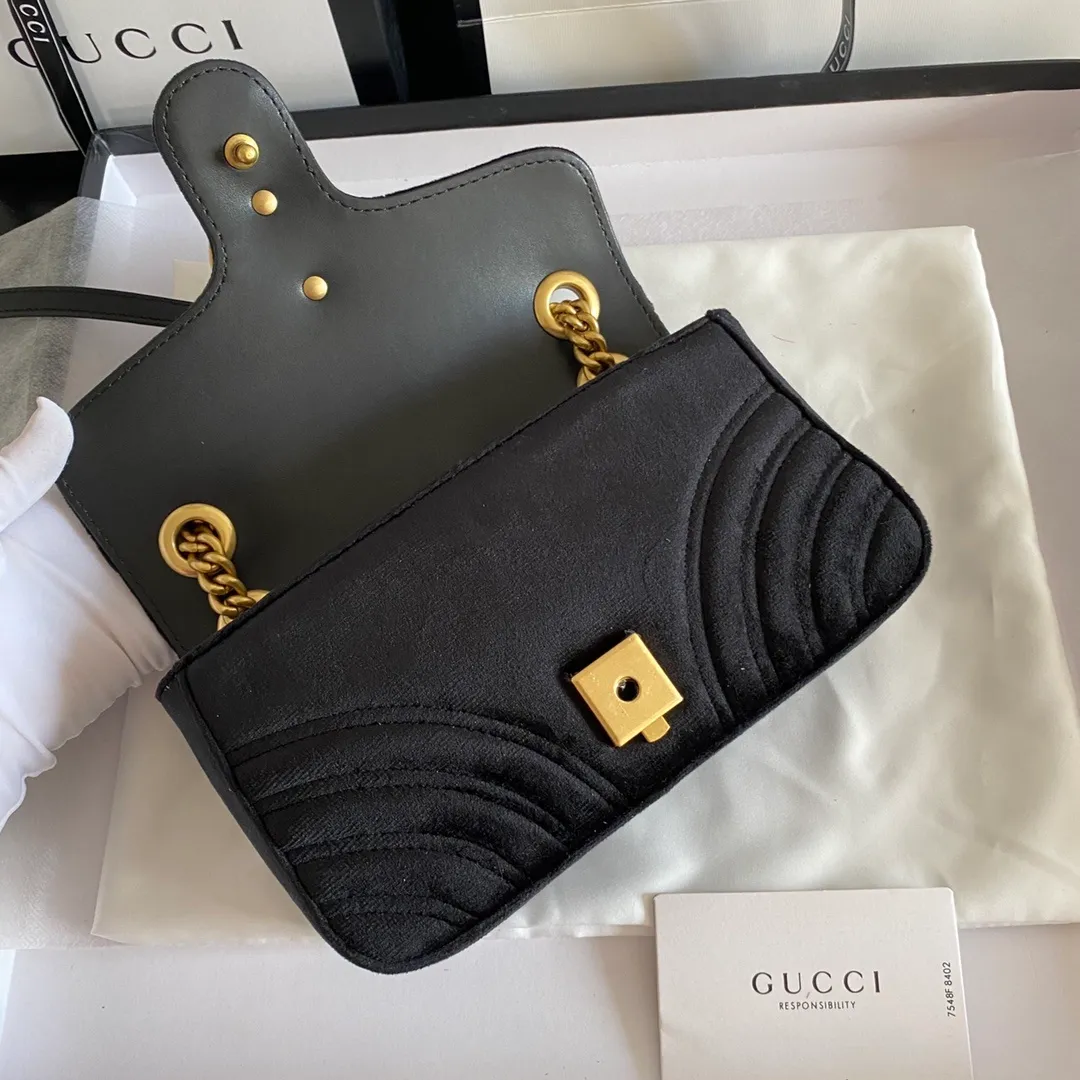 All categories Official website "Brand Women's Bags" Women's Bags 💙 GUCCI 2022 official new Gucci crossbody bag wholesale Original order quality 58002000 Size: 22-13-6Cm