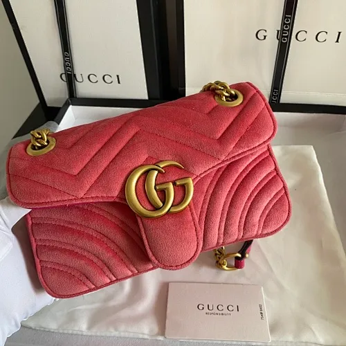 All categories Official website "Brand Women's Bags" Women's Bags 💙 GUCCI 2022 official new Gucci crossbody bag wholesale Original order quality 58002000 Size: 22-13-6Cm