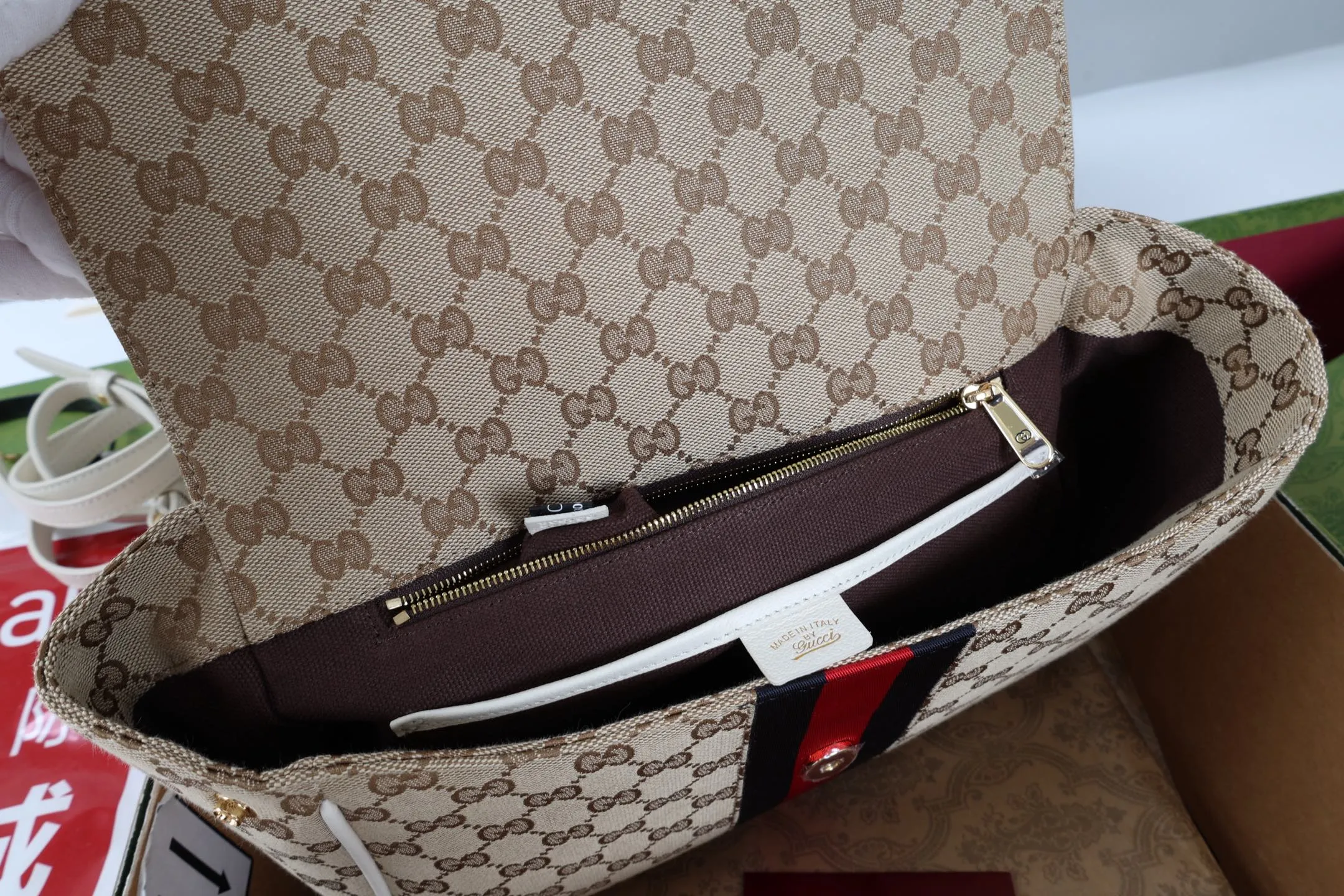 All Categories Official Website "Brand Women's Bags" Women's Bags 💙 GUCCI GUCCI 2026 New Classic GG Pattern Crossbody Bag