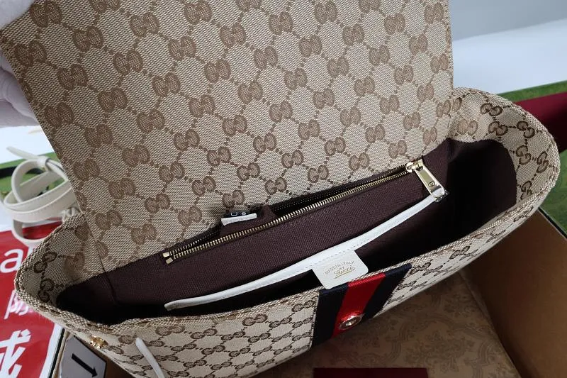 All Categories Official Website "Brand Women's Bags" Women's Bags 💙 GUCCI GUCCI 2026 New Classic GG Pattern Crossbody Bag