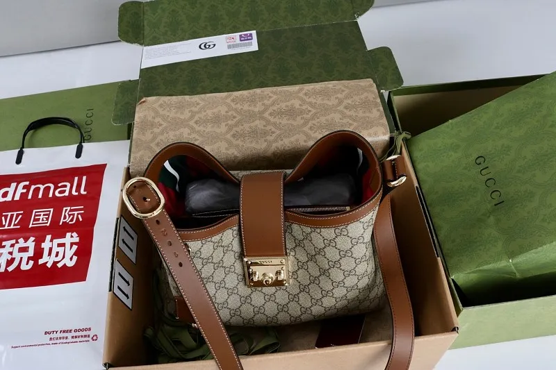 All Categories Official Website "Brand Women's Bags" Women's Bags 💙 GUCCI GUCCI 2026 New Classic GG Pattern Crossbody Bag