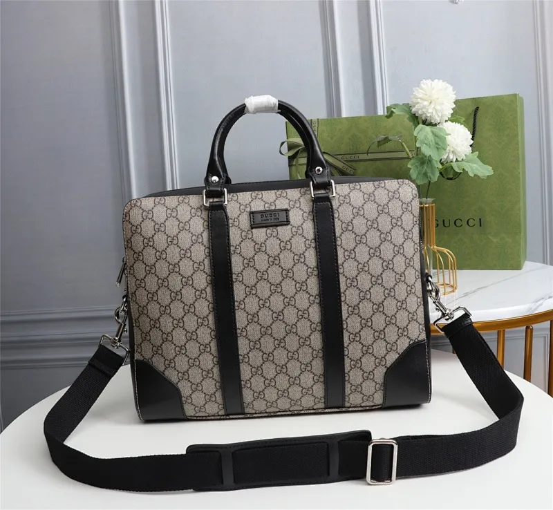 All categories Official website "Brand Women's Bags" Women's Bags 💙 GUCCI 2022 official new Gucci briefcase wholesale Original order quality 58002350 Size: 36-28-7 Cm
