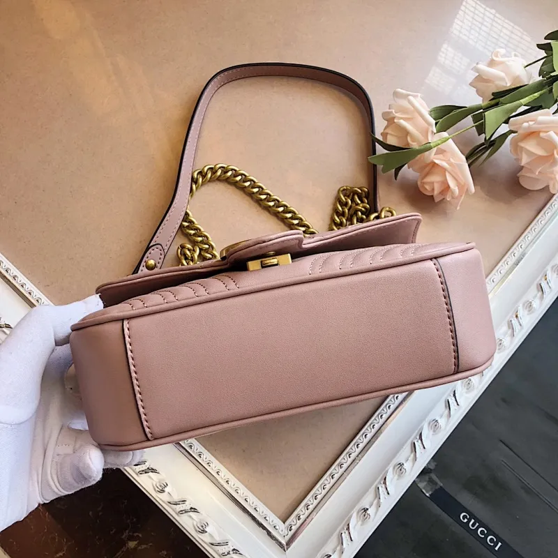 All categories Official website "Brand Women's Bags" Women's Bags 💙 GUCCI 2022 official new Gucci crossbody bag wholesale Original order quality 58001700 Size: 22-13-6Cm