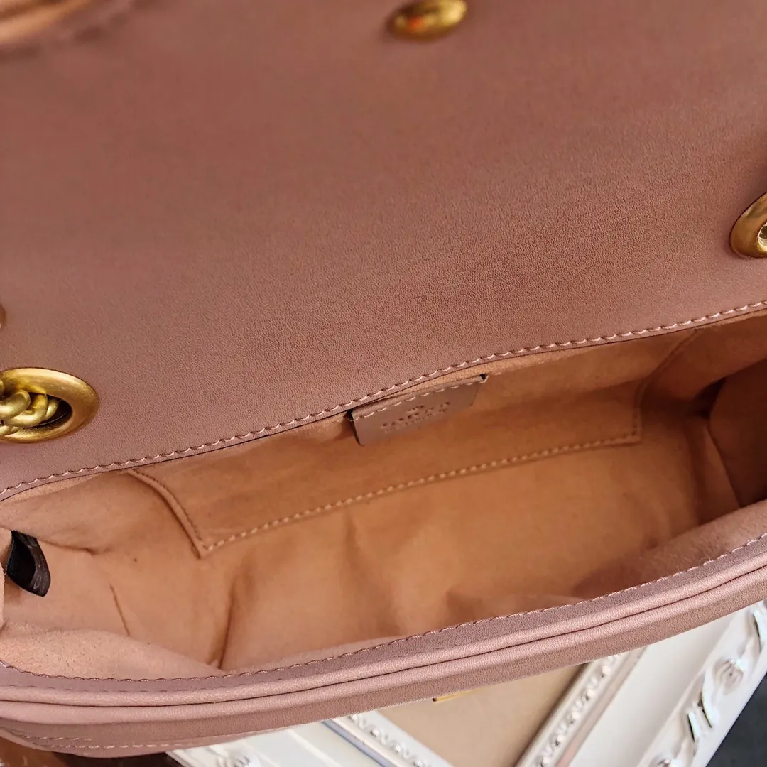 All categories Official website "Brand Women's Bags" Women's Bags 💙 GUCCI 2022 official new Gucci crossbody bag wholesale Original order quality 58001700 Size: 22-13-6Cm