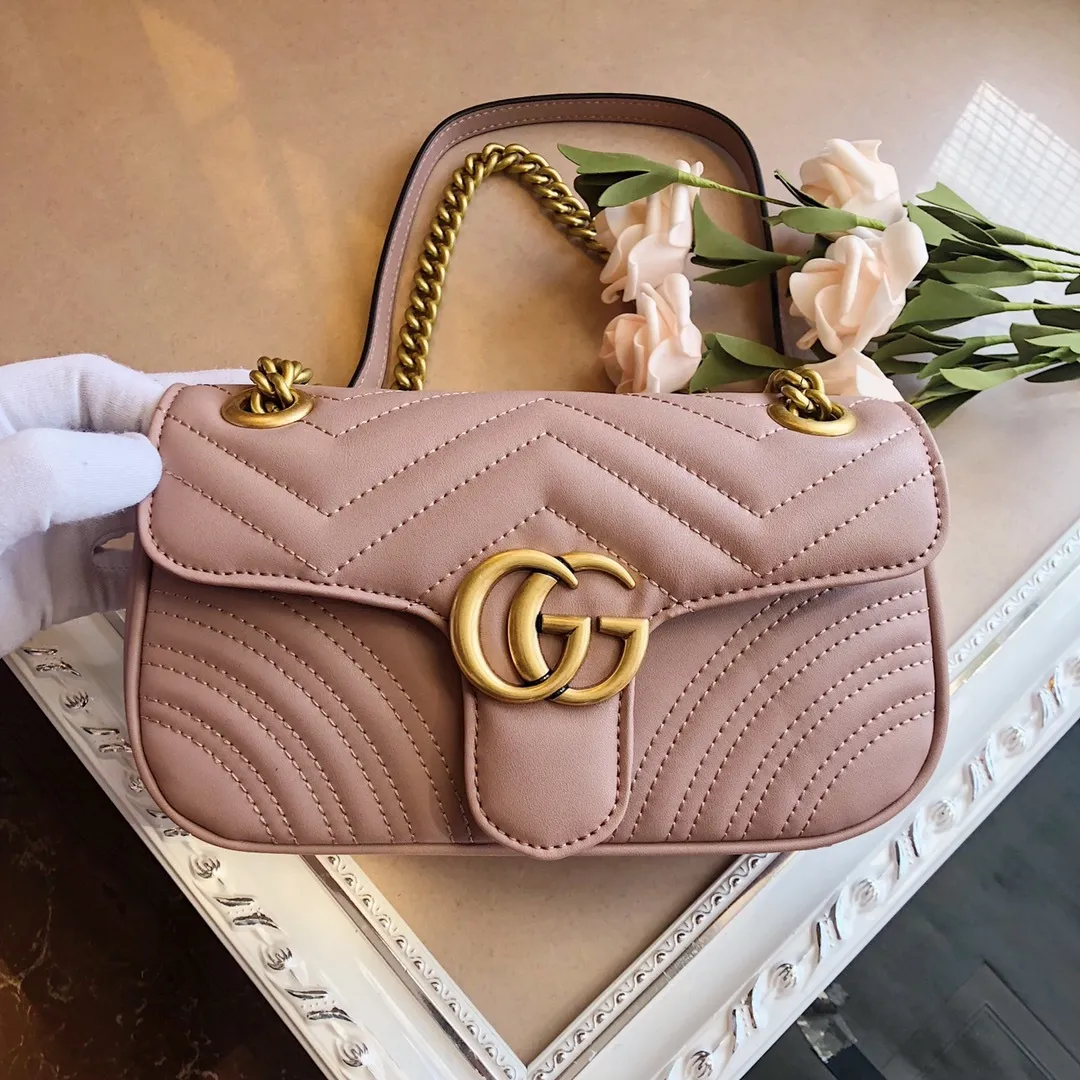 All categories Official website "Brand Women's Bags" Women's Bags 💙 GUCCI 2022 official new Gucci crossbody bag wholesale Original order quality 58001700 Size: 22-13-6Cm