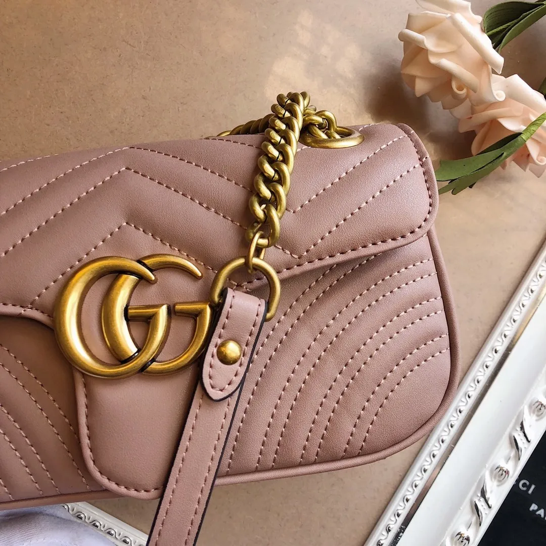 All categories Official website "Brand Women's Bags" Women's Bags 💙 GUCCI 2022 official new Gucci crossbody bag wholesale Original order quality 58001700 Size: 22-13-6Cm