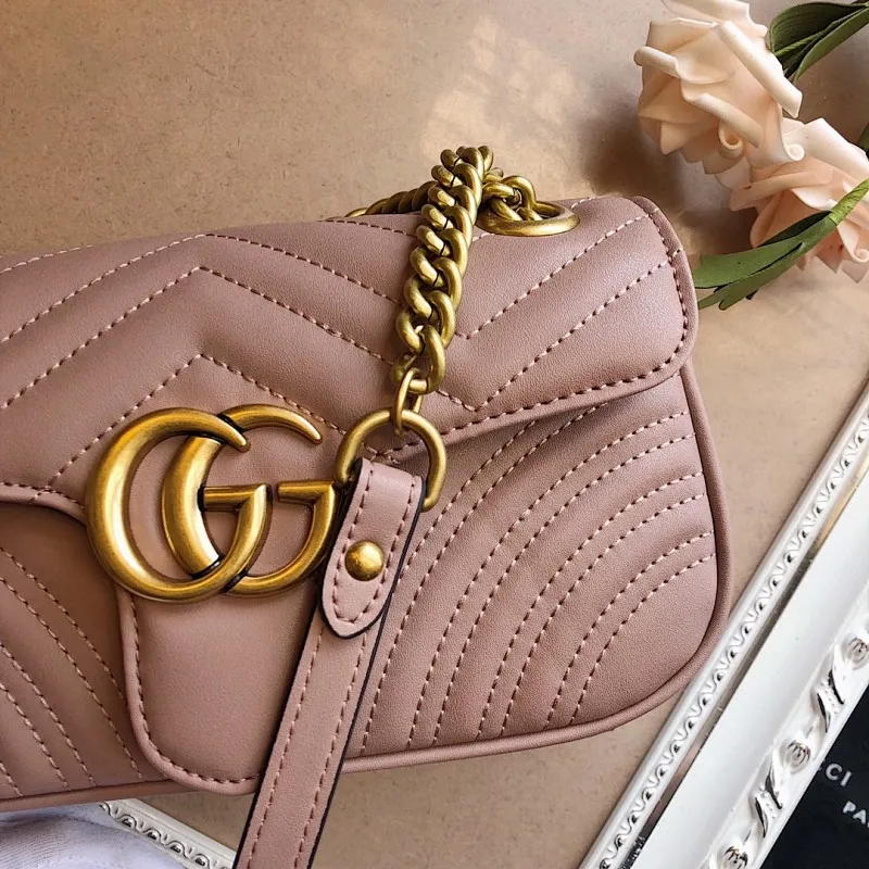 All categories Official website "Brand Women's Bags" Women's Bags 💙 GUCCI 2022 official new Gucci crossbody bag wholesale Original order quality 58001700 Size: 22-13-6Cm