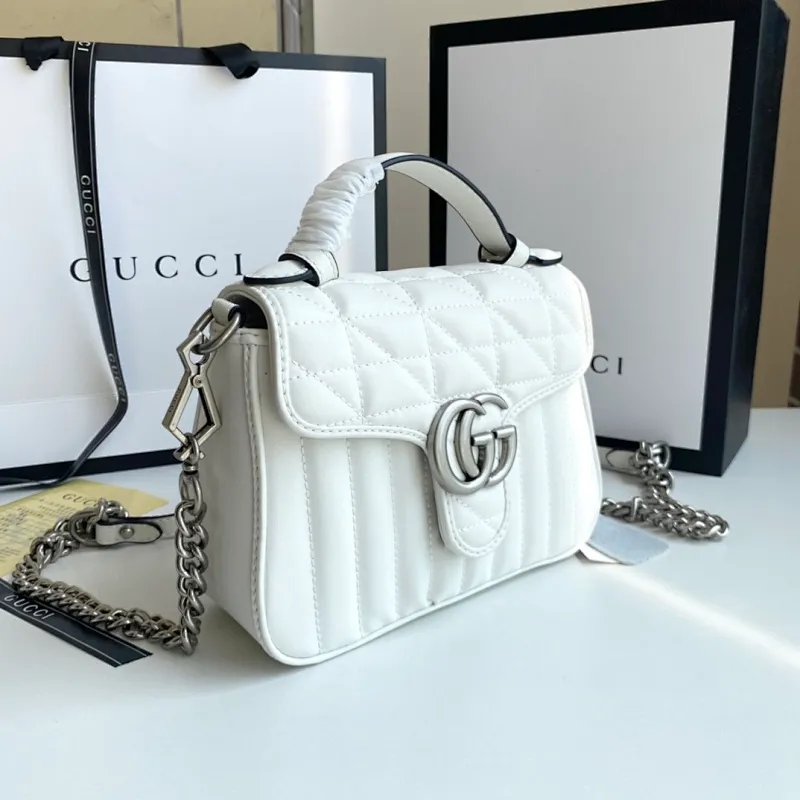 All categories Official website "Brand Women's Bags" Women's Bags 💙 GUCCI 2022 official new Gucci crossbody bag wholesale Original order quality 58002000 Size: 21-15.5-8 Cm