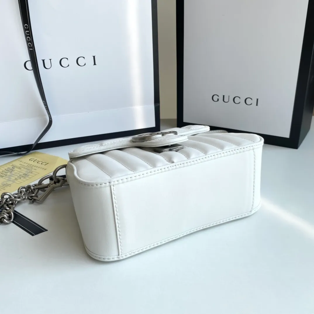 All categories Official website "Brand Women's Bags" Women's Bags 💙 GUCCI 2022 official new Gucci crossbody bag wholesale Original order quality 58002000 Size: 21-15.5-8 Cm