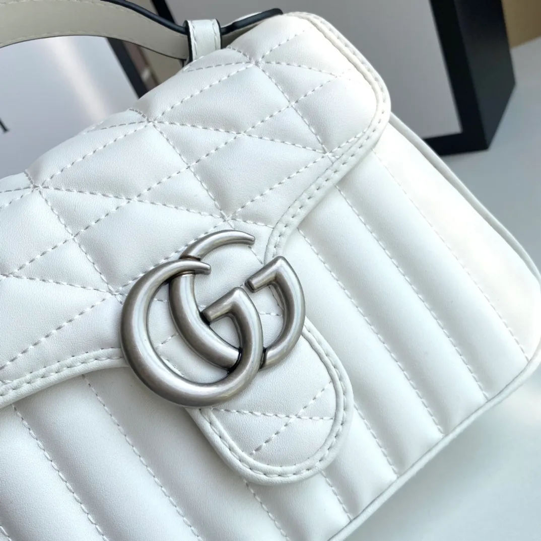 All categories Official website "Brand Women's Bags" Women's Bags 💙 GUCCI 2022 official new Gucci crossbody bag wholesale Original order quality 58002000 Size: 21-15.5-8 Cm